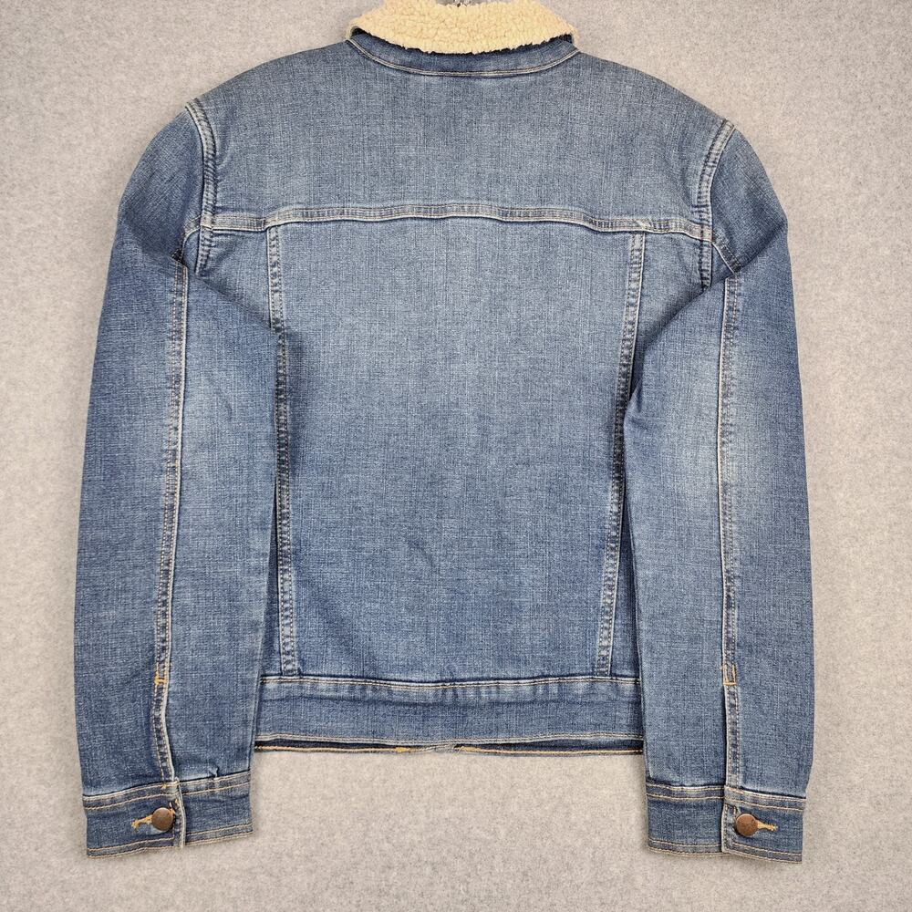 Wrangler Women's Retro Denim Jacket Sherpa Lined Western Large Excellent Cond. - Picture 7 of 13